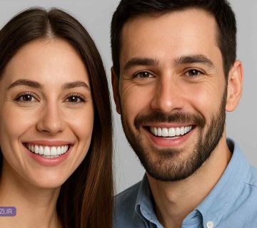 ترند دندانپزشکی زیبایی تبریز برای اصلاح لبخند با لمینیت ونیر کامپوزیتی و روکش زیرکونیا و بلیچینگ