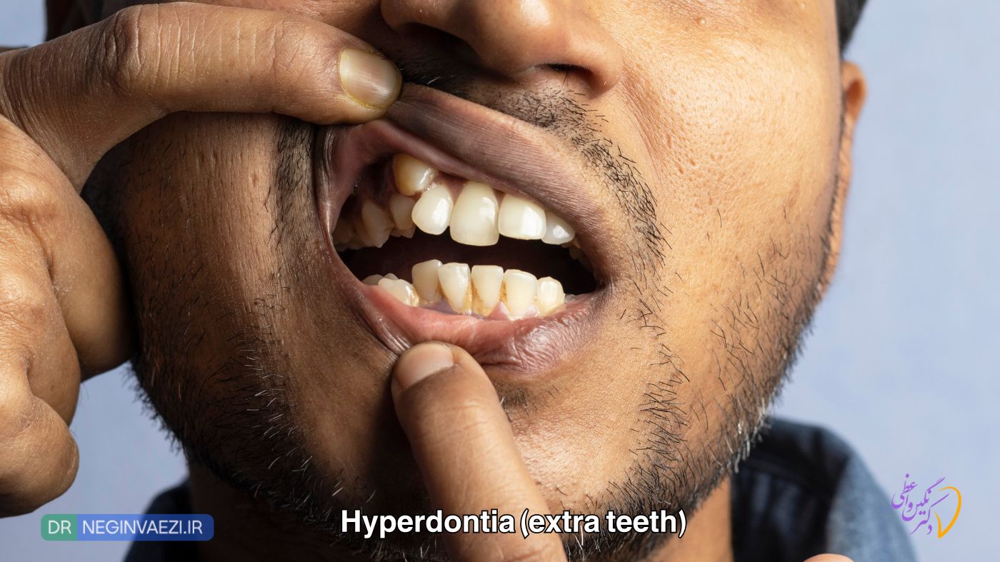هایپردنتیا چیست؟Hyperdentia یا extra teeth علل و روش های تشخیص و درمان و کشیدن دندان های اضافی