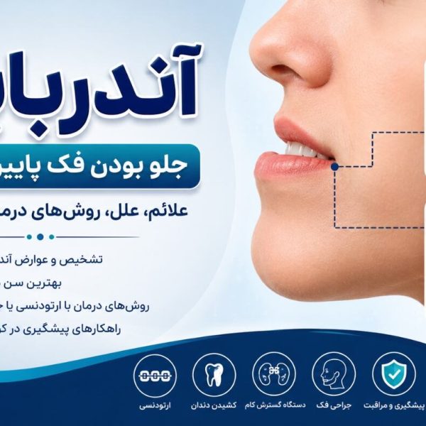 آندربایت Underbite یا جلو بودن فک پایین چیست؟ | علائم، علل، روش های درمان و پیشگیری